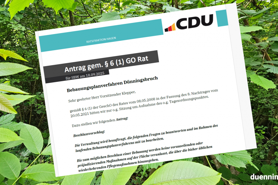 Antrag CDU